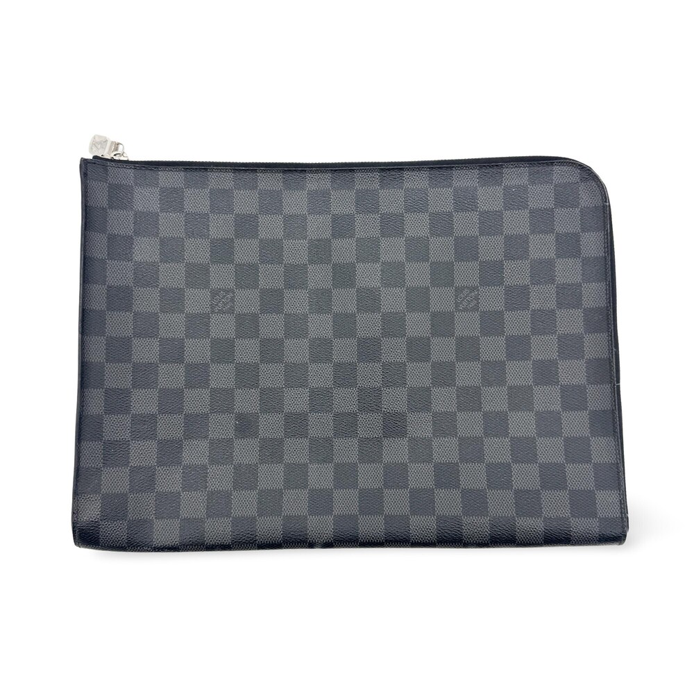 Louis Vuitton Zip Around Pochette Jour Damier Graphite GM
